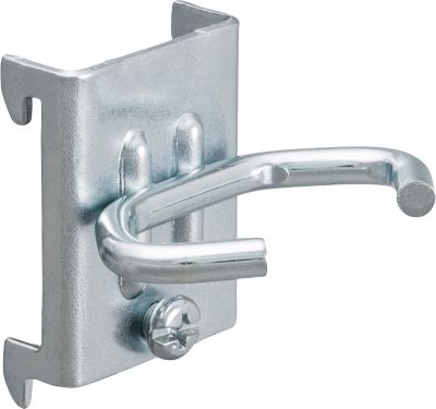 Werkzeughalter WFI, Bügelform, für Lochplatten mit Lochgröße 9 x 9 mm & Lochabstand 38 mm, L 43 x B 20 mm, Stahl, 5 Stück
