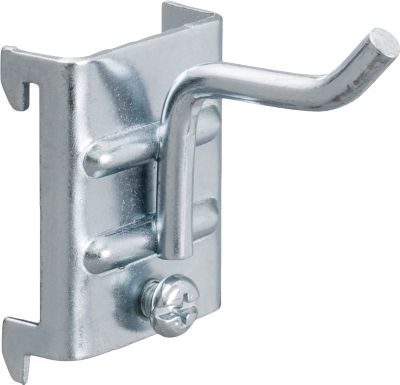 Werkzeughalter WFI, für Lochplatten mit Lochgrösse 9 x 9 mm & Lochabstand 38 mm, L 38 mm, Stahl, 5 Stück