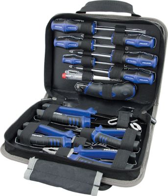 Werkzeugmappe PROJAHN proficraft, 12-tlg., in ergonom. Stofftragetasche, B295xT230xH65 mm