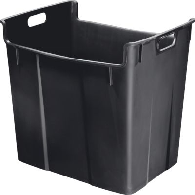Wertstoffsammelbehälter, 40 l, schwarz