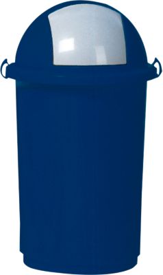 Wertstoffsammler, Kunststoff, blau