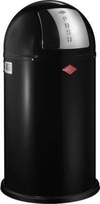 WESCO Abfallsammler Pushboy, schwarz