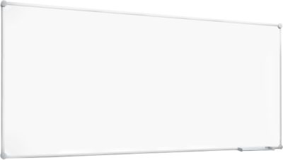 Whiteboard 2000 MAULpro, weiß kunststoffbeschichtet, Rahmen alusilber, 1800 x 900 mm