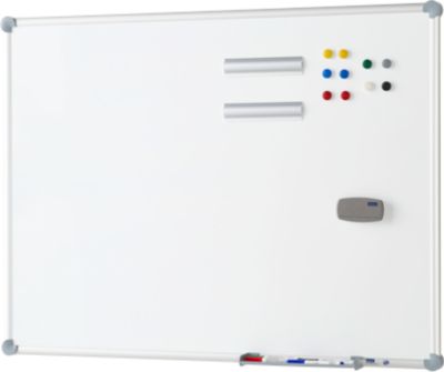 Whiteboard-Komplettset MAULpro Whiteboard 2000, B 900 x H 600 mm + Whiteboard Zubehör Set 3