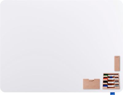 Whiteboard Legamaster Essence, für die Wandmontage im Querformat, B 1200 x H 900 mm, Stahl weiß emailliert, magnethaftend, mit umfangreichem Zubehör