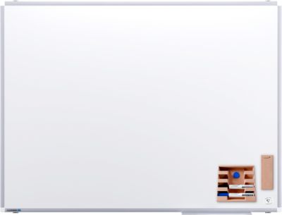 Whiteboard Legamaster PREMIUM PLUS, Höhe 900 mm, Breite 1200 mm, mit Ablageschale/2 Markern/Tafellöscher/Markerhalter/Magnet
