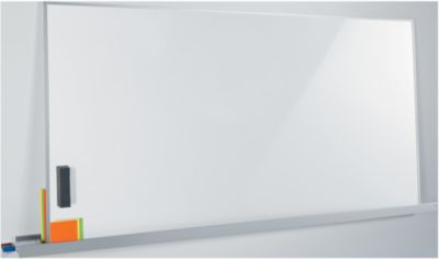 Whiteboard Sigel Business meet up, Metall weiß lackiert, magnethaftend, mobil, B 900 x H 1800 mm