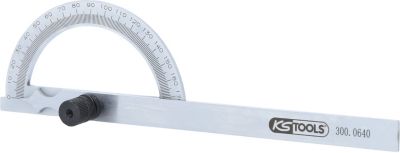 Winkelgradmesser mit offenen Bogen, 120mm