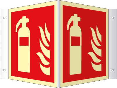 Winkelschild "Feuerlöscher"