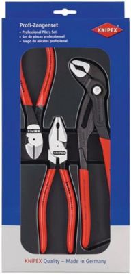 Zangensatz Kraft-Paket Inh.3tlg.pol.Kunststoffti efziehteil KNIPEX