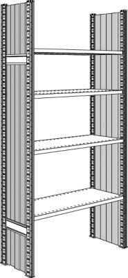 Zijwand, H 2278 x D 400 mm