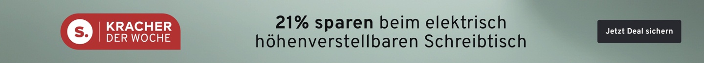 elektrisch höhenverstellbarer Schreibtisch 21% reduziert