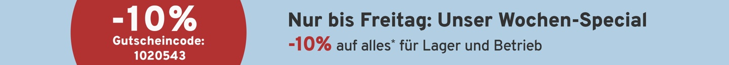 10% auf Lager & Betrieb