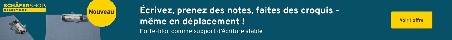Schäfer Shop Select Porte-bloc, 50 feuilles format A4 à 80 g