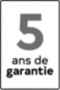 5 ans de garantie