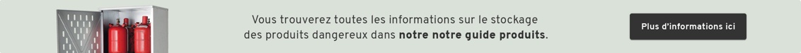 Guide des produits - Stockage des produits dangereux