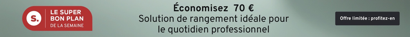 Le super bon plan de la semaine. Tekst: ORDO : Un système d'étagères, mille possibilités
