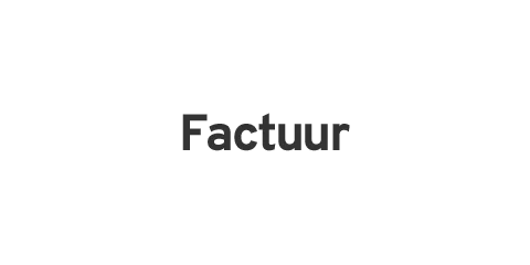 betalingsmodaliteit factuur