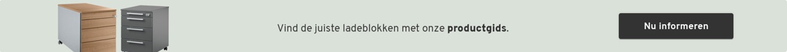 Vind de juiste verrijdbare ladeblokken met onze productgids