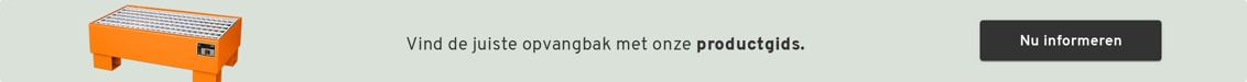 Productgids opvangbakken