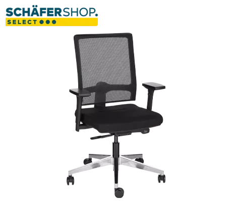 Schäfer Shop Select bureaustoel NET MATIC - stijlvol ontwerp, comfortabel en ideaal voor lange werkdagen