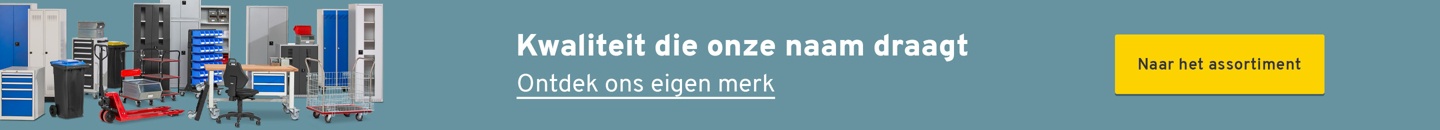 Kwaliteit die onze naam draagt. Ontdek ons eigen merk. Naar het assortiment