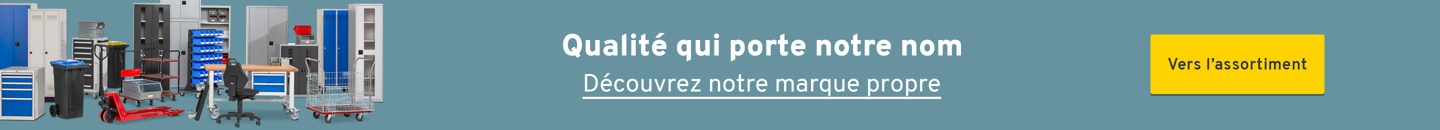 Qualit&eacute; qui porte notre nom. D&eacute;couvrez notre marque propre. Vers l&rsquo;assortiment