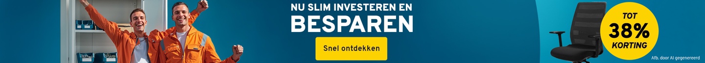 Slim investeren en besparen. Tot 38% korting. Ontdek het nu