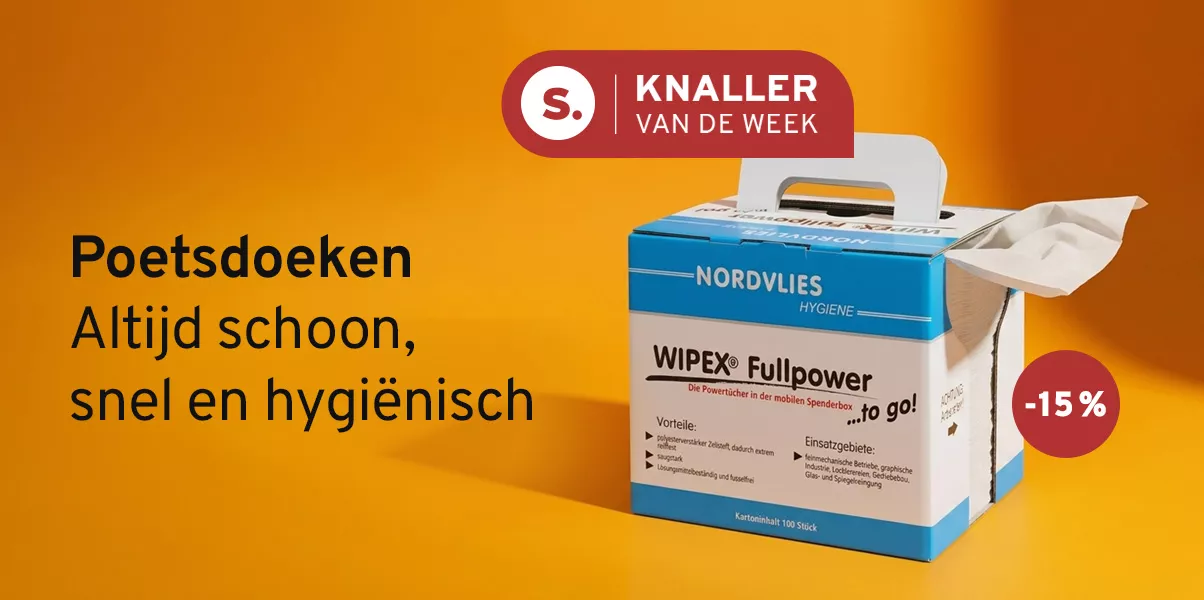 Poetsdoeken. Altijd schoon, snel en hygiënisch. -15 procent