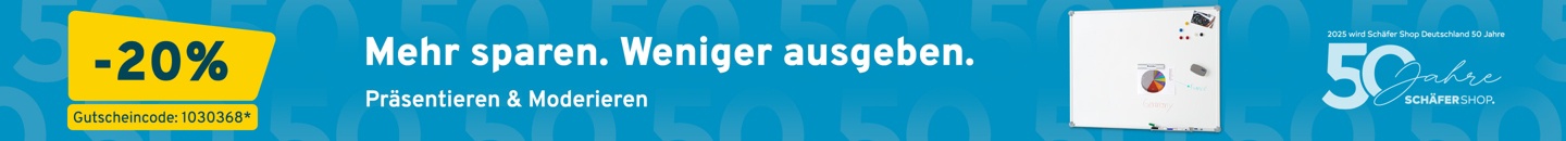 20% Rabatt auf die Kategorie Pr&auml;sentieren &amp; Moderieren