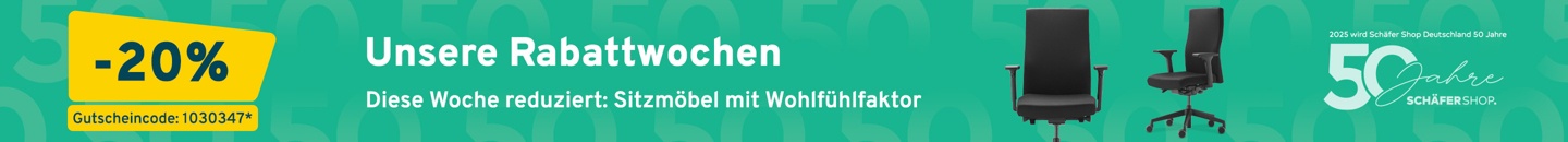 Sitzmöbel mit Wohlfühlfaktor für Sie 20% reduziert