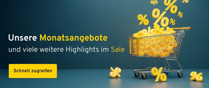 Monatsangebote mit interessanten Rabatten