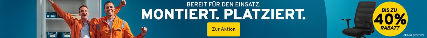 Montiert. Platziert. Bereit für den Einsatz.