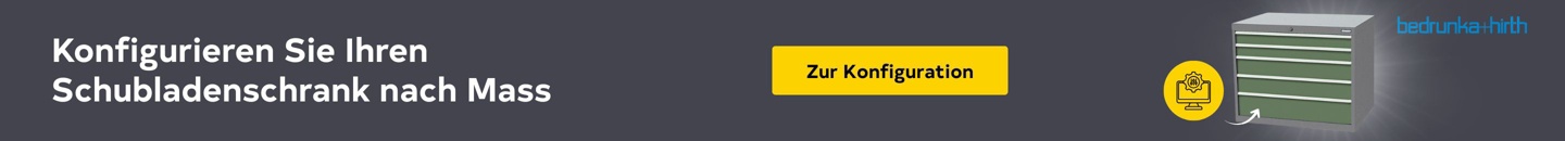 Werkzeugschränke, Werkbänke und Aufbewahrungssysteme – individuell geplant, hochfunktional und bereit für Ihre Anforderungen.