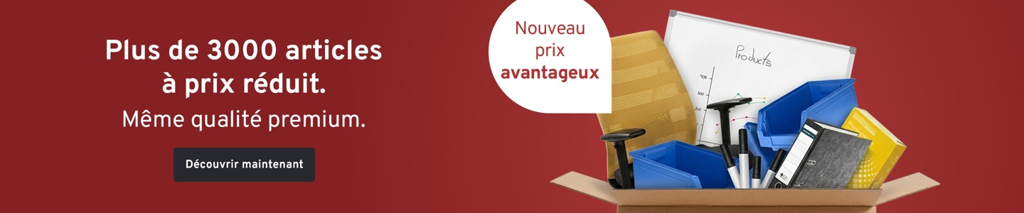 Nouveau prix avantageux. Même qualité premium.
