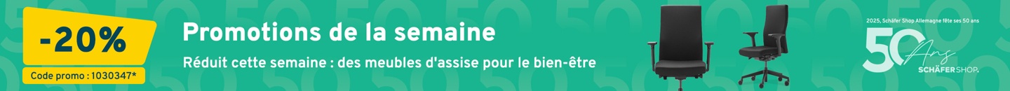 Meubles d'assise avec facteur de bien-être pour vous 20% de réduction