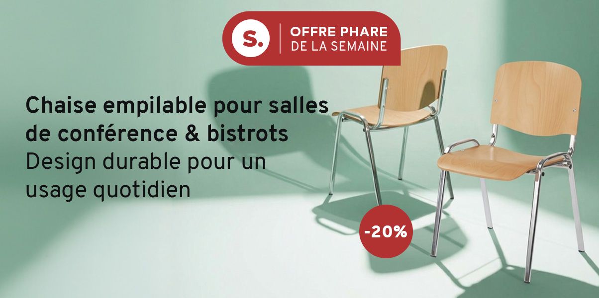 Chaise empilable ISO Wood
