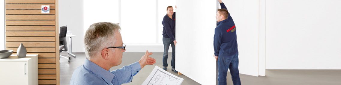 Experten beim Firmenumzug