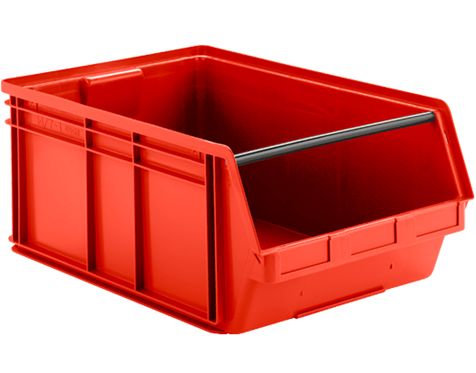 LF-bak in rood kunststof