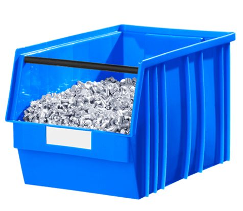 TF 14/7 bak van blauw kunststof