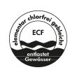 Logo ECF pour le papier à imprimer