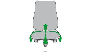 3D Bürostuhl Mechanik