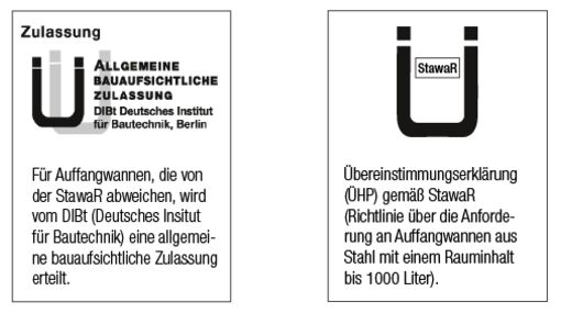 Logo Zulassung nach dem Deutschen Institut für Bautechnik (DIBt)