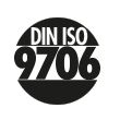 Logo DIN ISO 9706 voor kopieerpapier