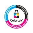 Logo ColorLok voor kopieerpapier