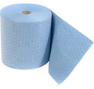 Blauwe absorptiedoek op rol