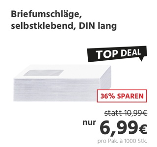 Sparset Briefumschläge