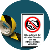 Sicherheit und Abstand