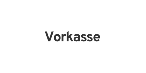 Payment Vorkasse