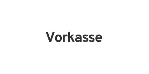 Payment Vorkasse